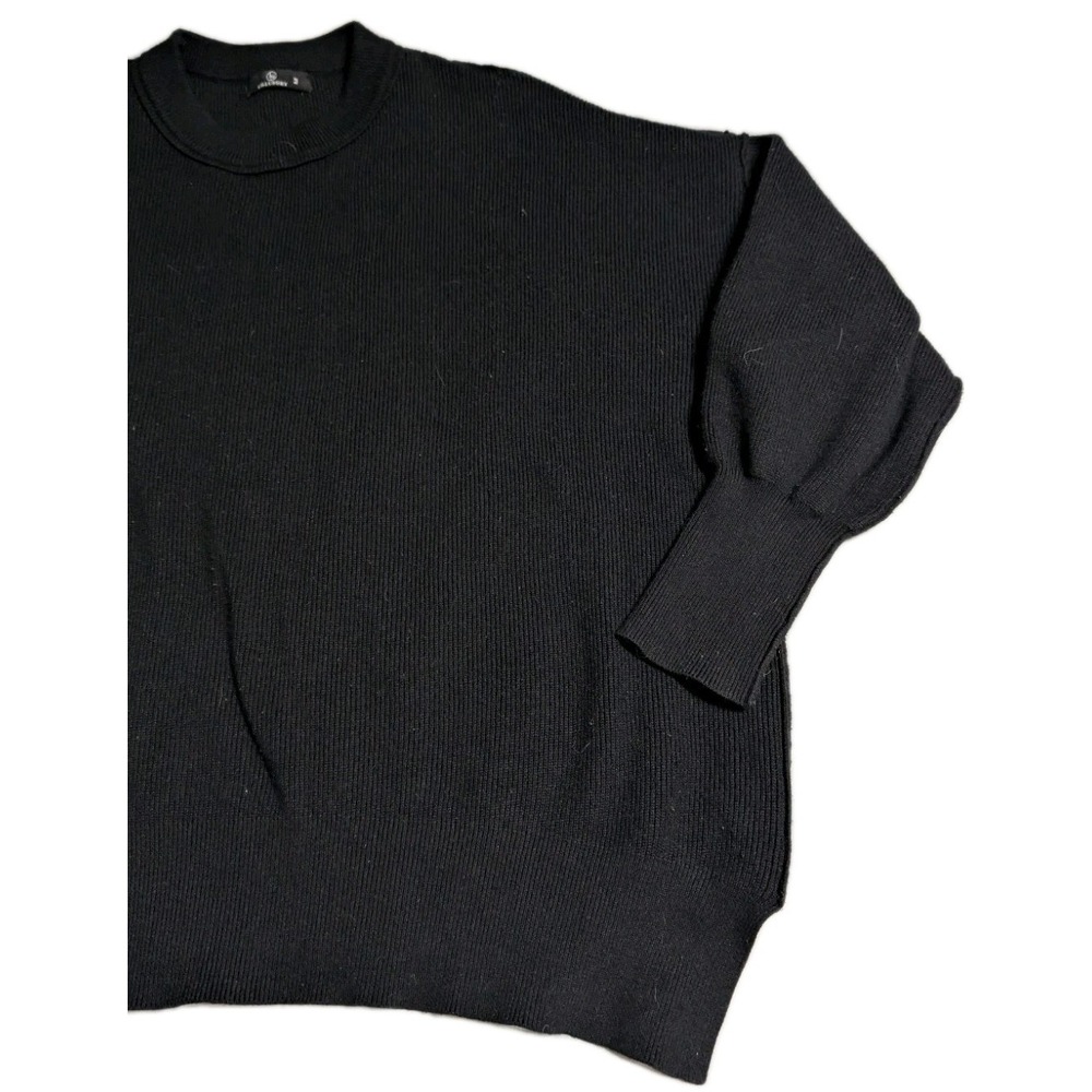 LILLUSORY Oversized Ribbed Sweater Bundle Womens M Black & Olive Crewneck - Picture 9 of 12